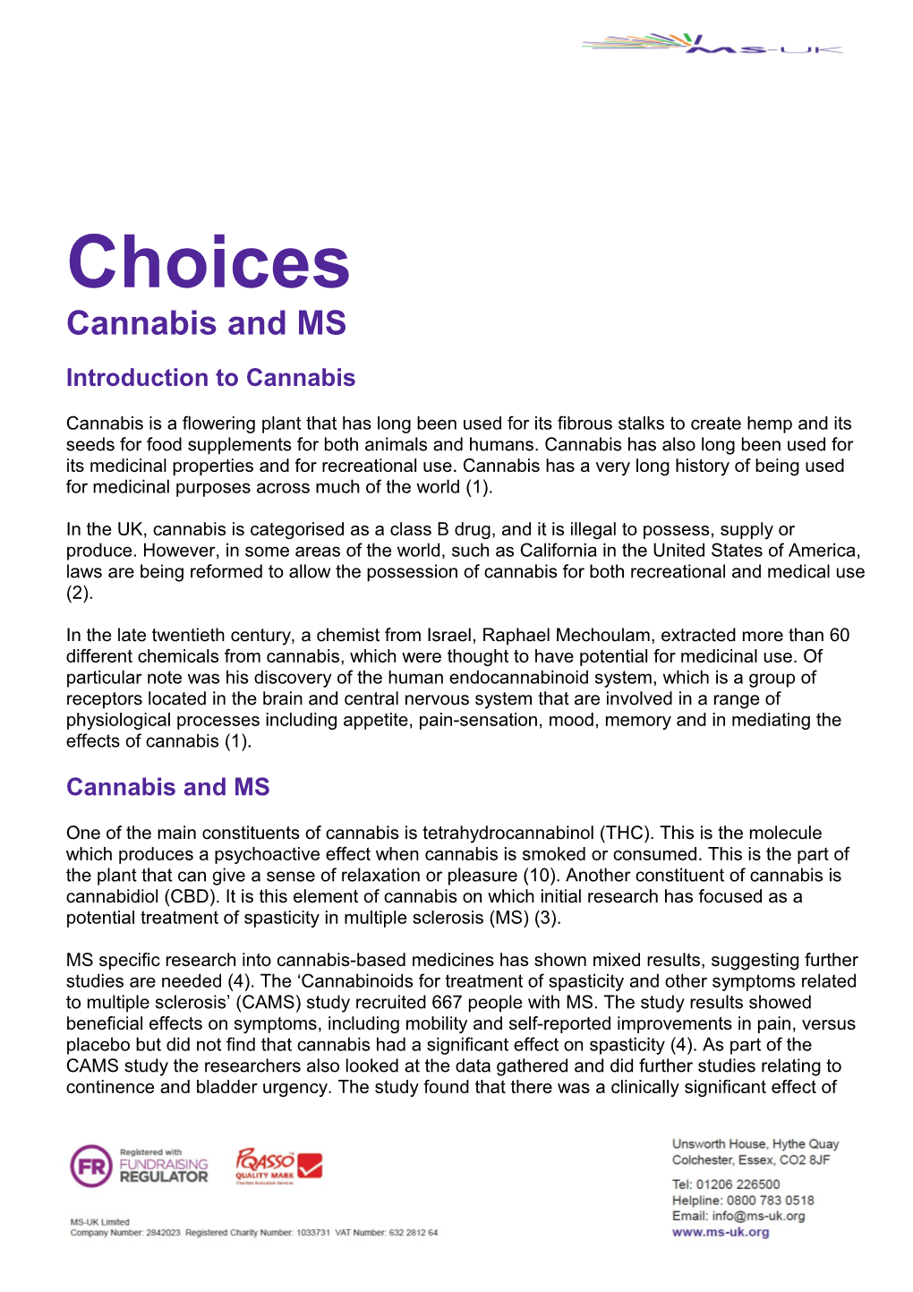 Introduction to Cannabis