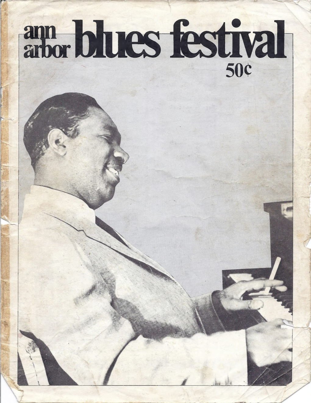 1970 Ann Arbor Blues Festival Program