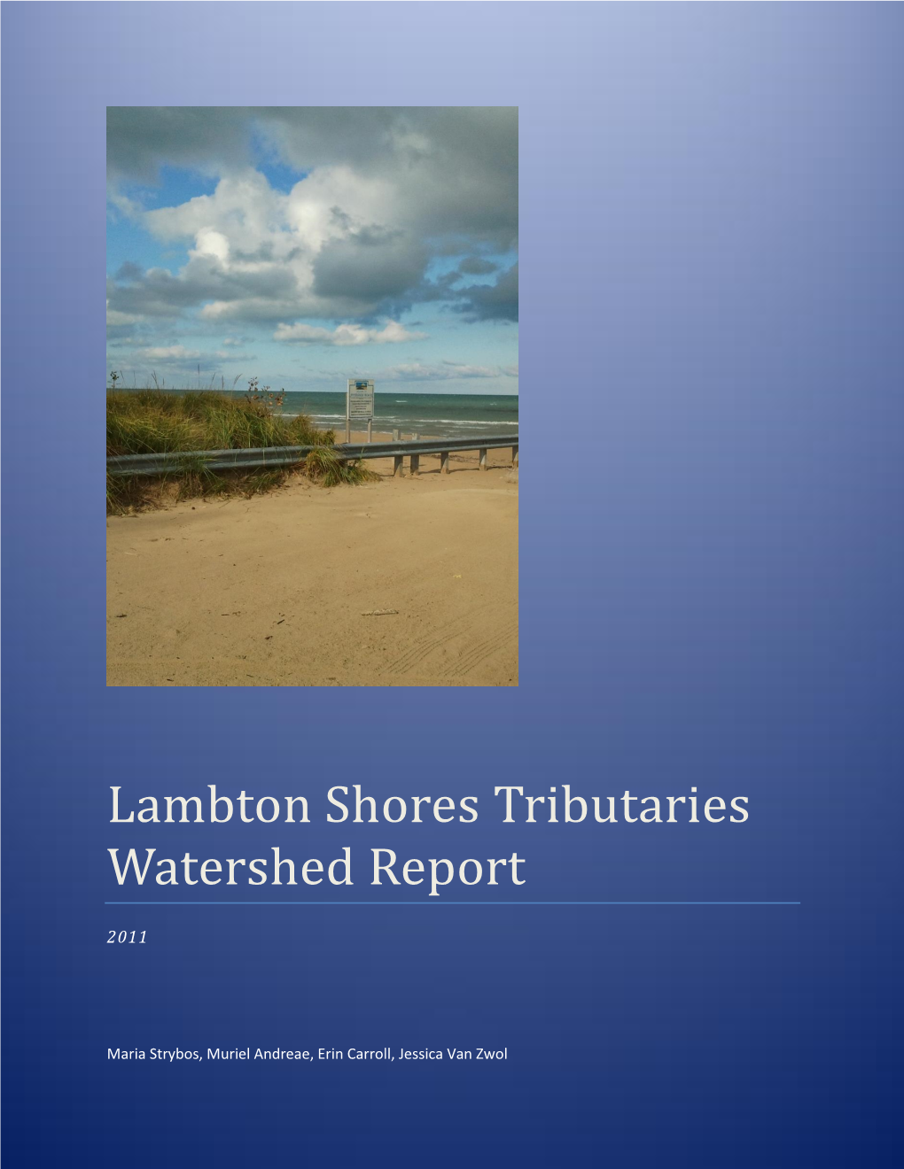 Lambton Shores Tributaries Watershed Report