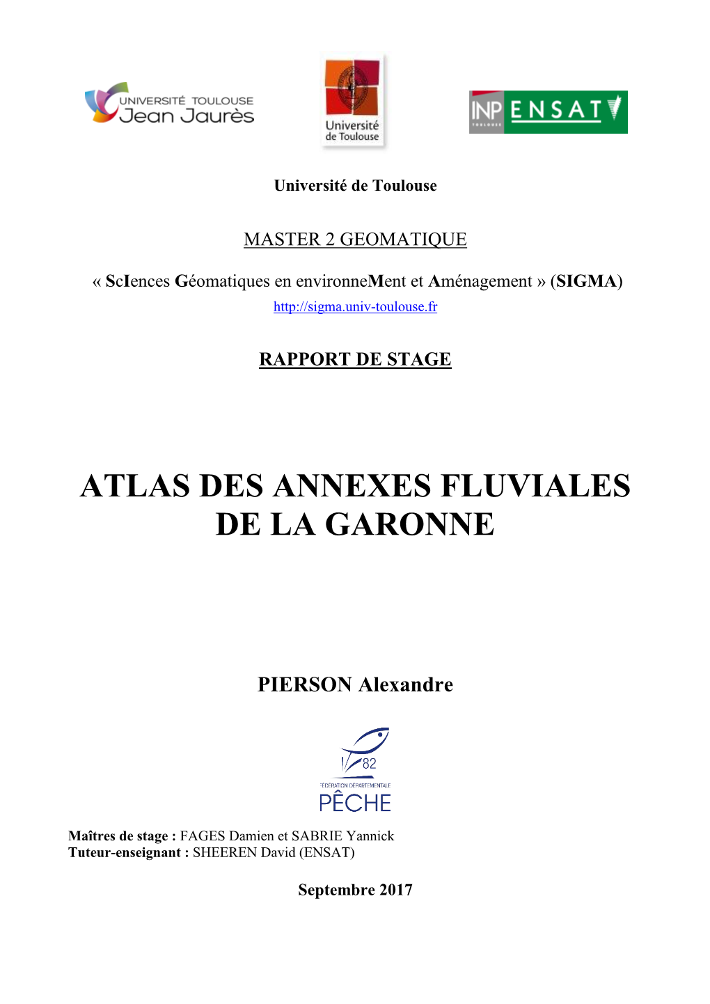 Atlas Des Annexes Fluviales De La Garonne