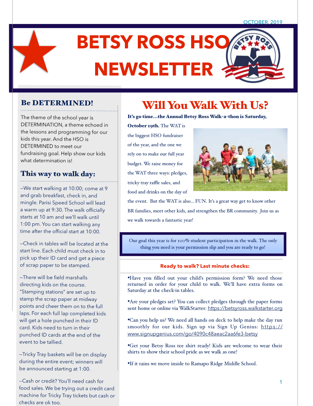Betsy Ross Hso Newsletter