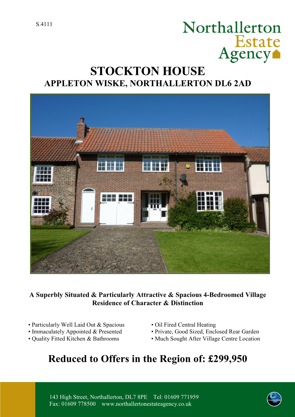 Stockton House Appleton Wiske, Northallerton Dl6 2Ad
