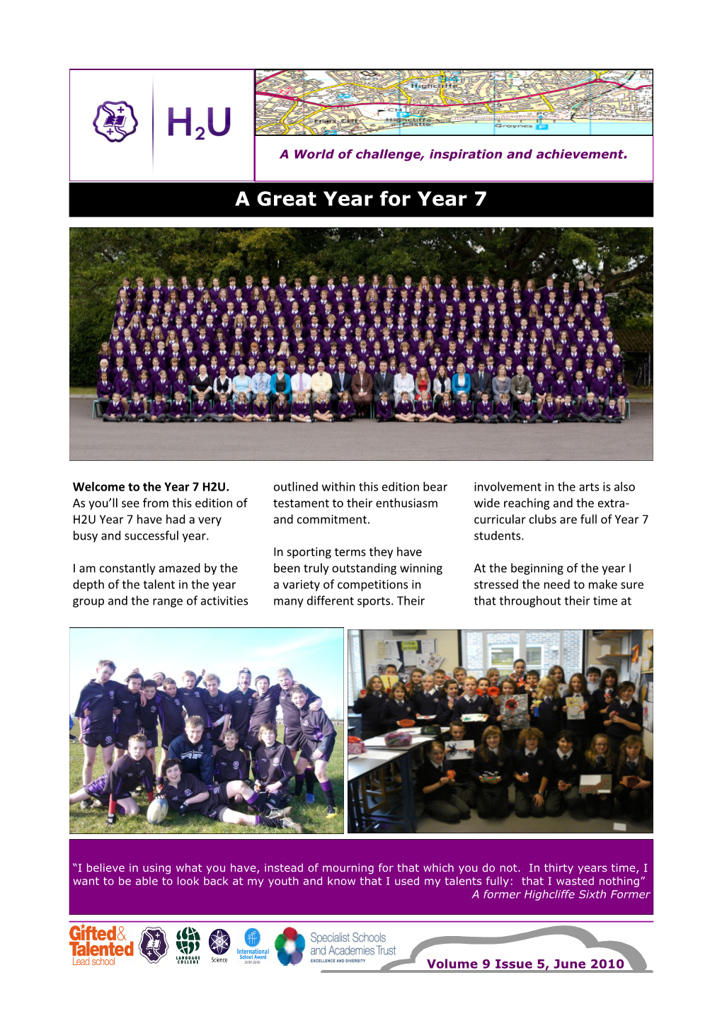 A Great Year for Year 7