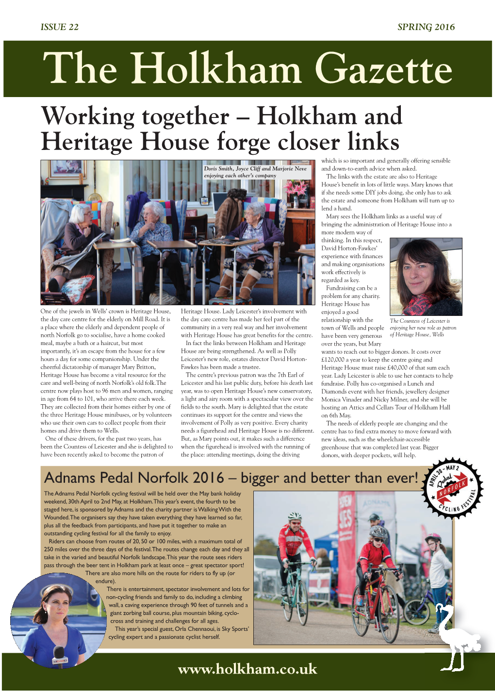 The Holkham Gazette – Spring 2016