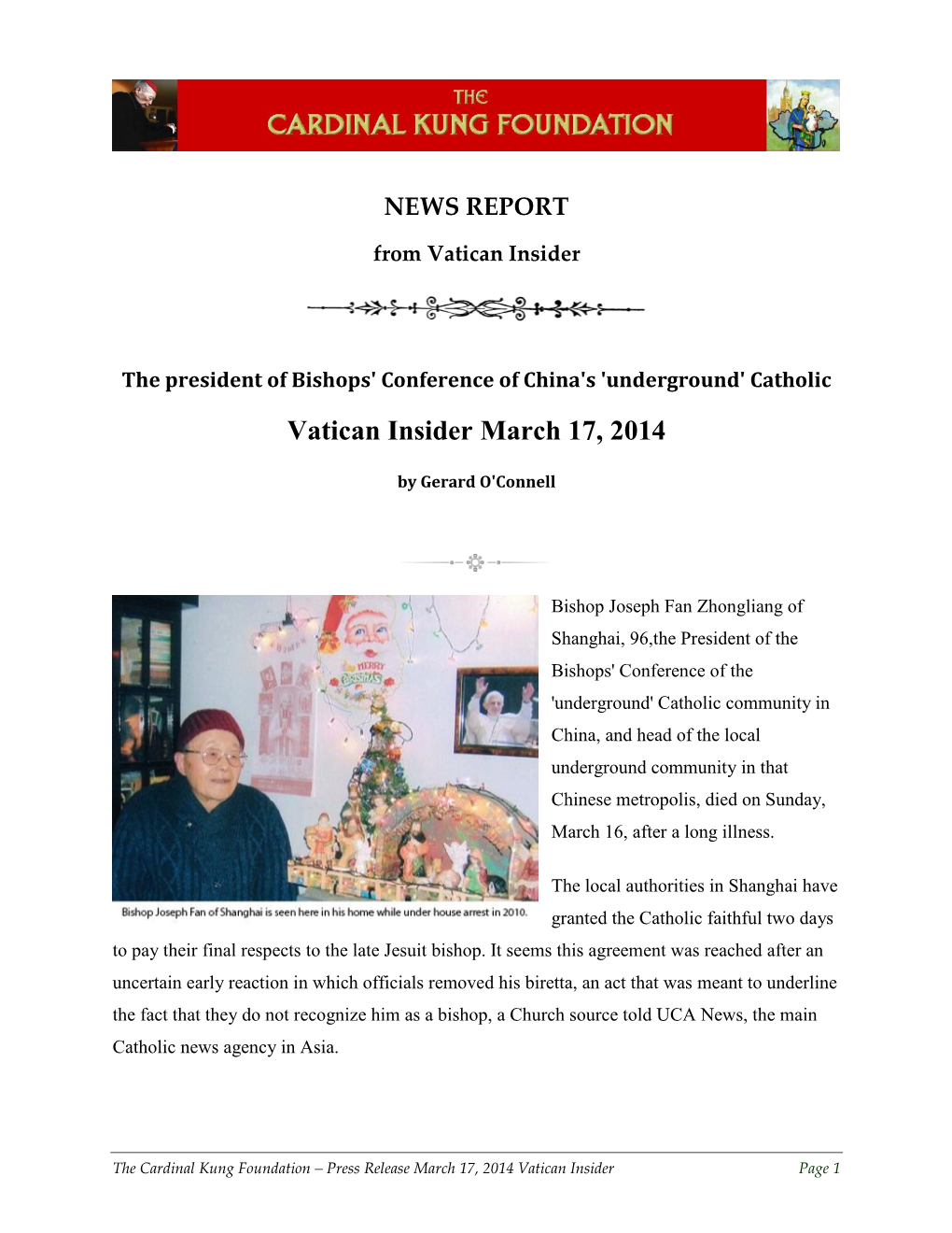 Vatican Insider March 17, 2014