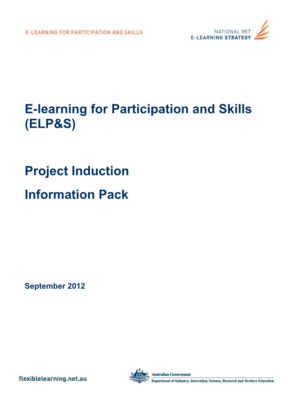 E-Learning for Participation and Skills (ELP&S)