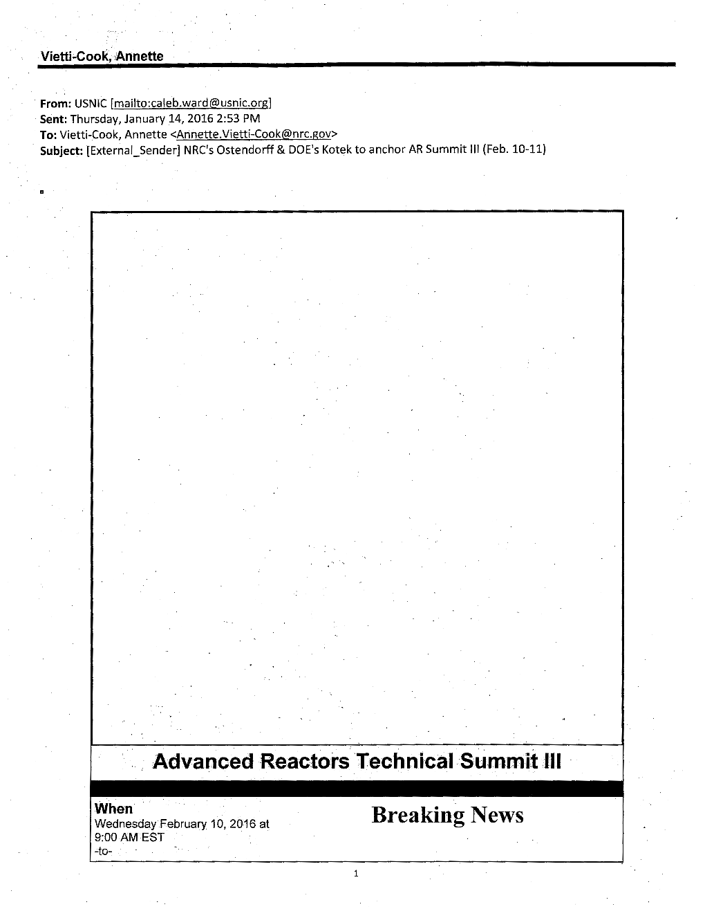 LTR-16-0029 Caleb Ward, U.S. Nuclear Infrastructure Council, E