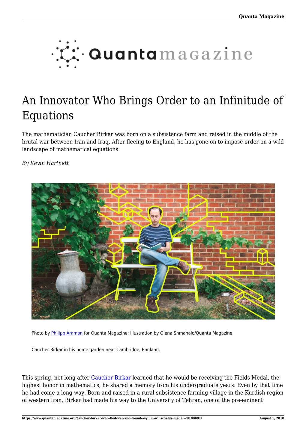 An Innovator Who Brings Order to an Infinitude of Equations