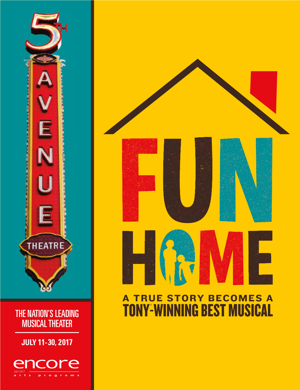 Fun Home at the 5Th Avenue Theatre Encore Arts Seattle