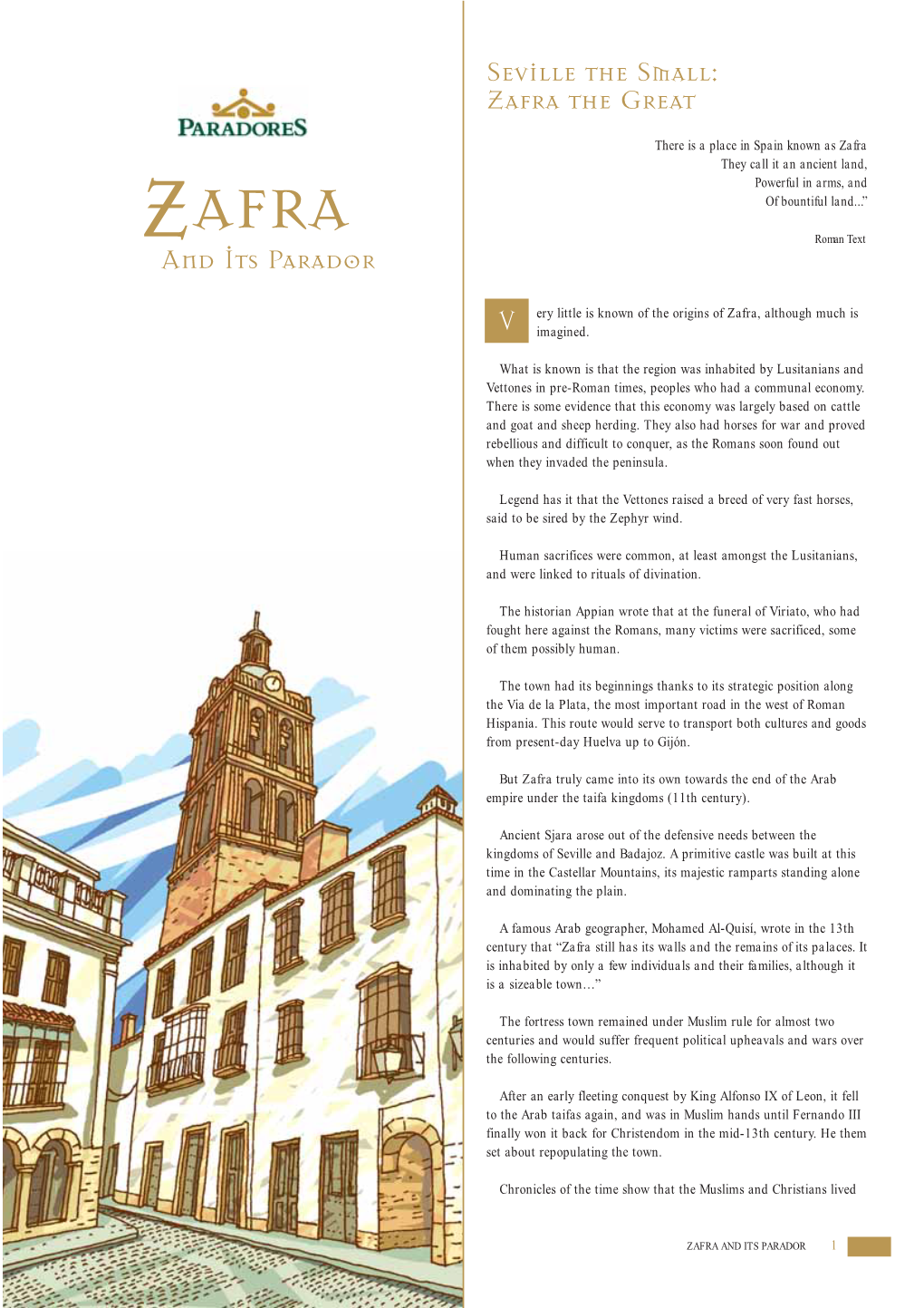 V Seville the Small: Zafra the Great and Its Parador