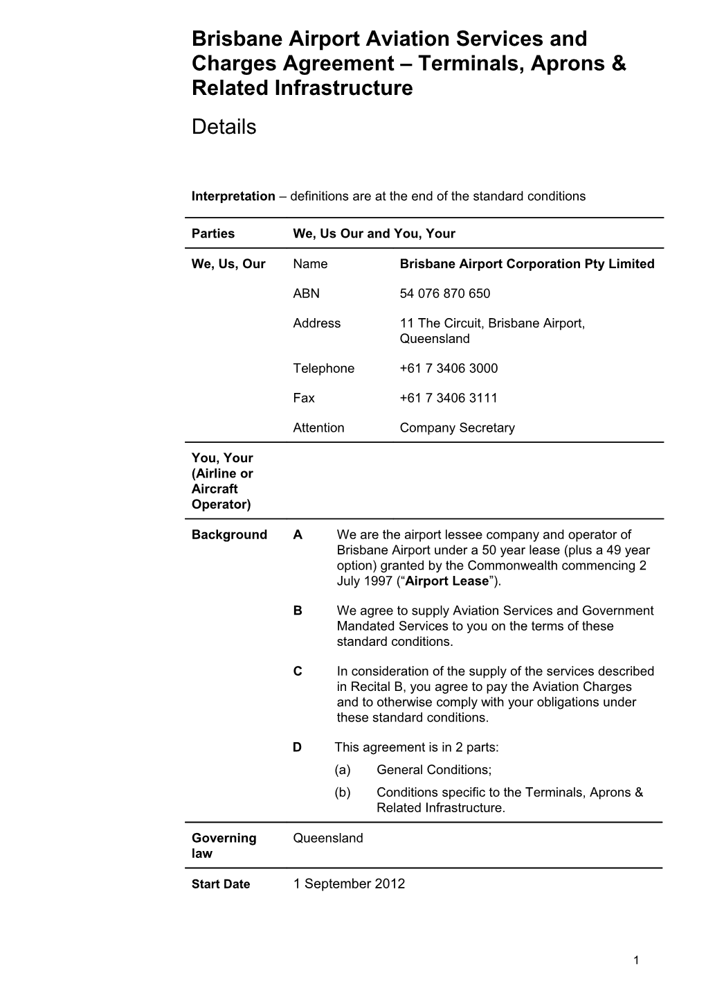 Interpretation Definitions Are at the End of the Standard Conditions