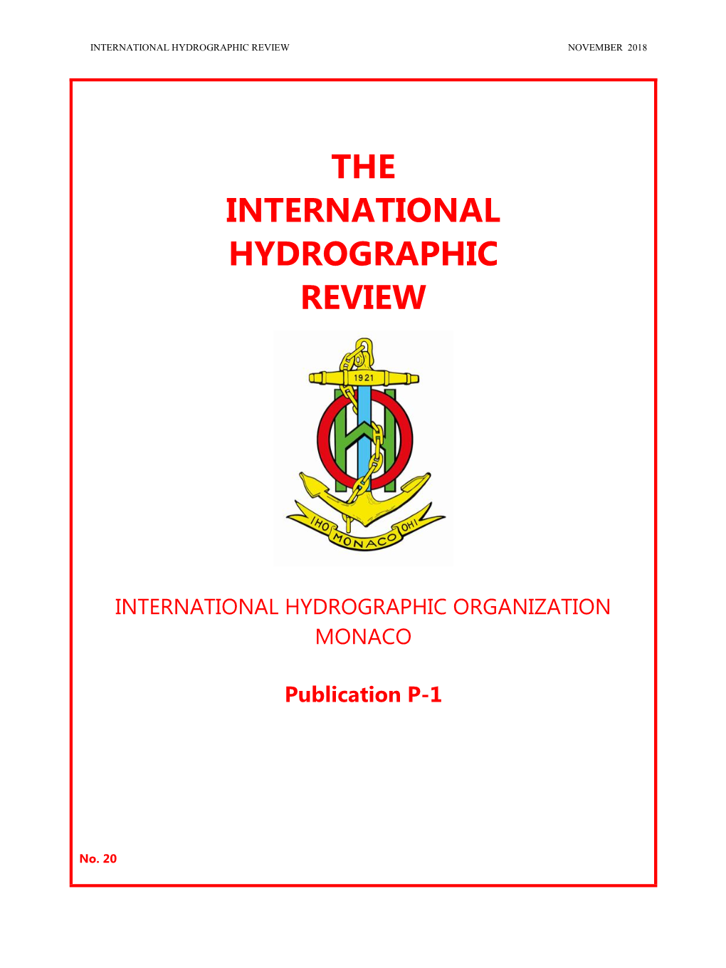 The International Hydrographic Review