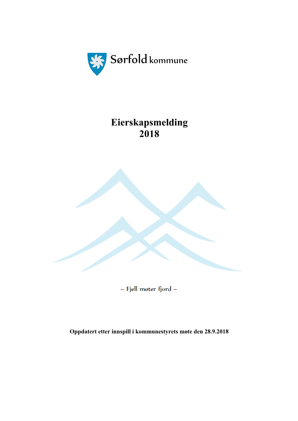 Eierskapsmelding Sørfold Kommune