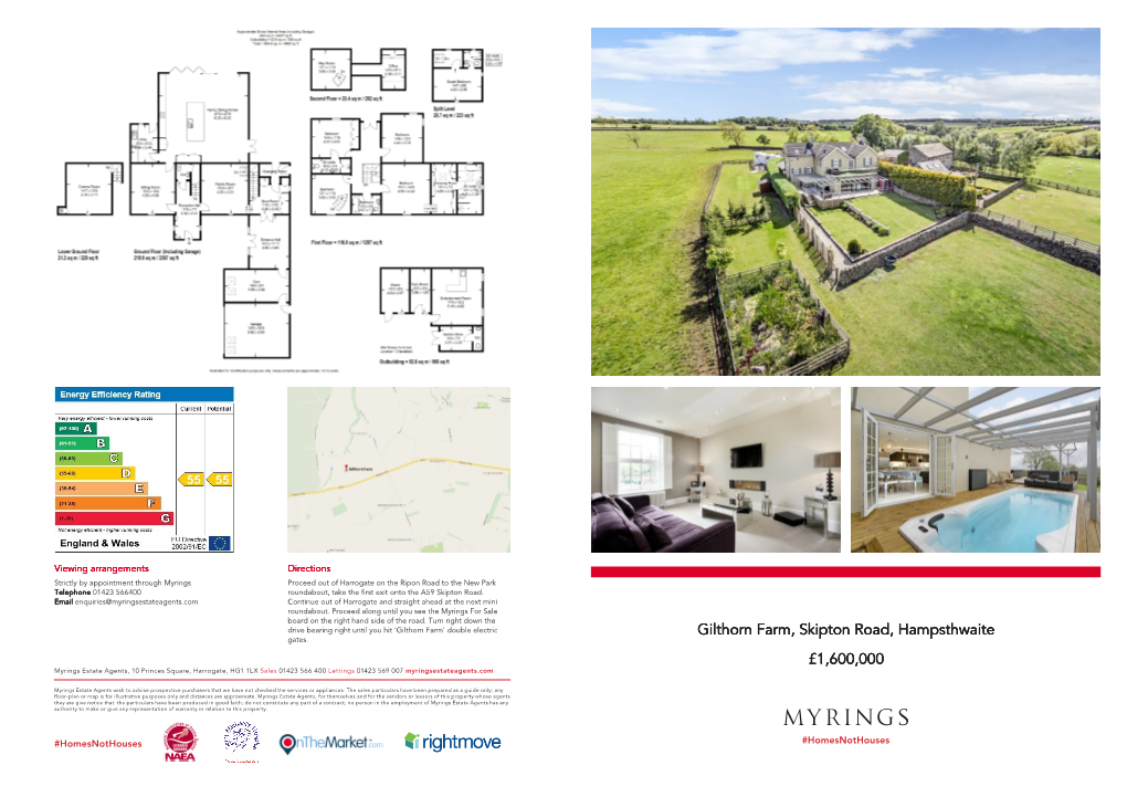 Gilthorn Farm, Skipton Road, Hampsthwaite £1,600,000