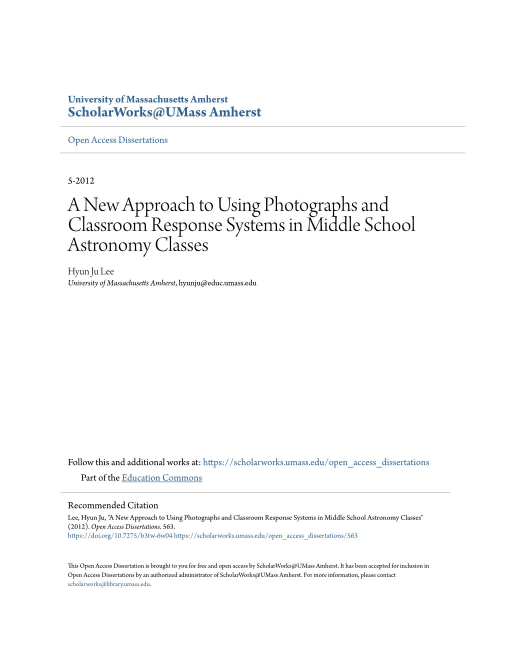 A New Approach to Using Photographs and Classroom