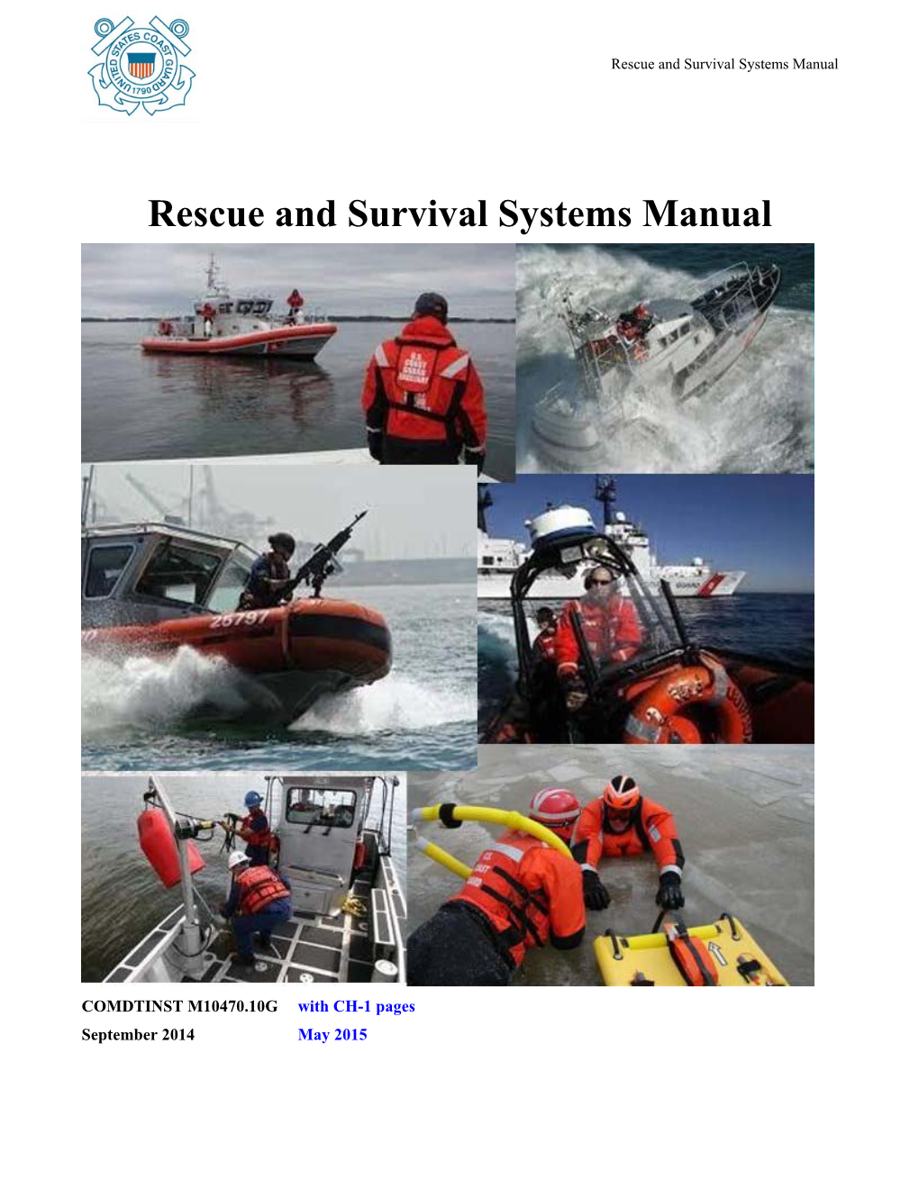 Rescue and Survival Systems Manual