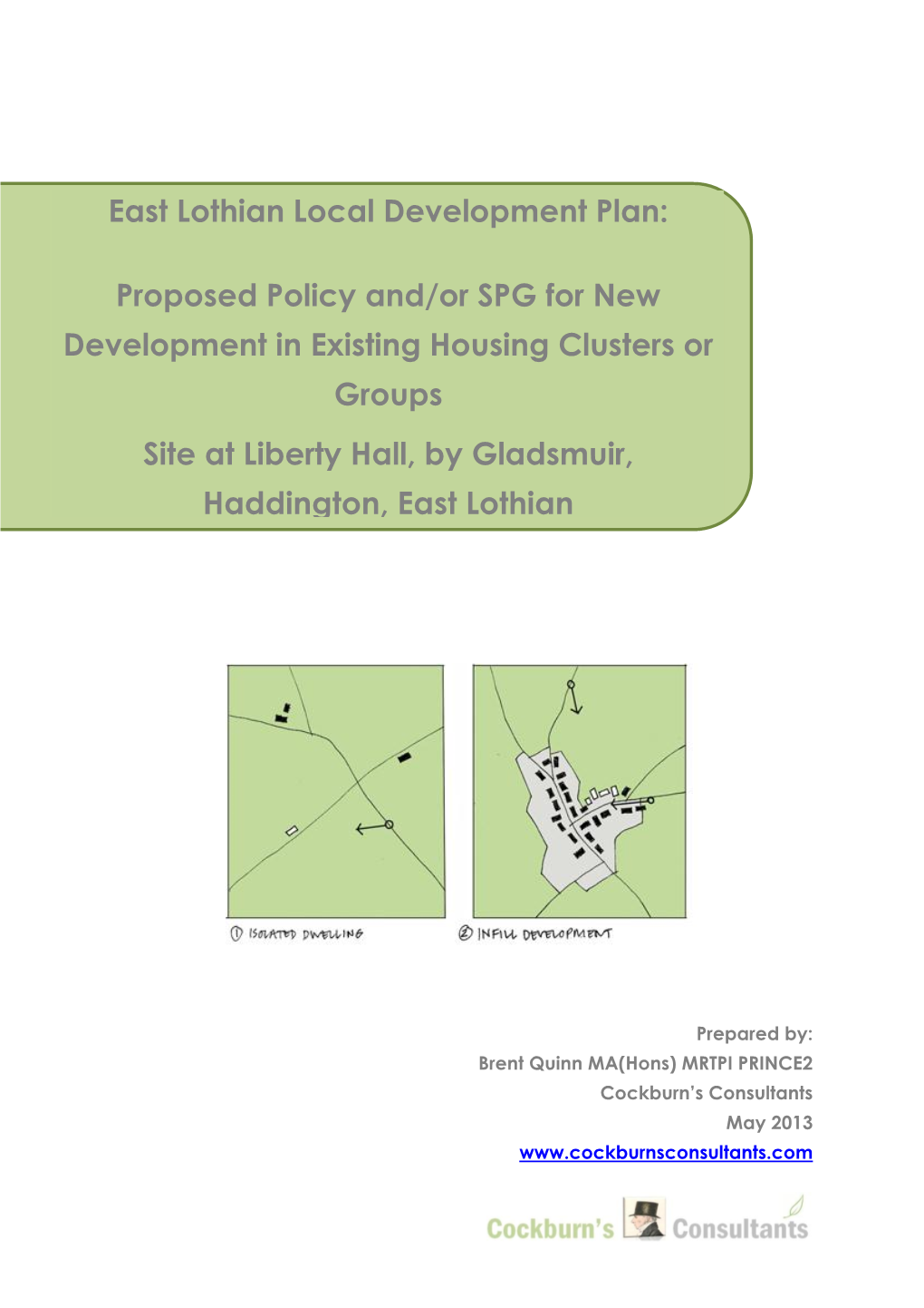 Proposed Policy And/Or SPG for New Development in Existing Housing