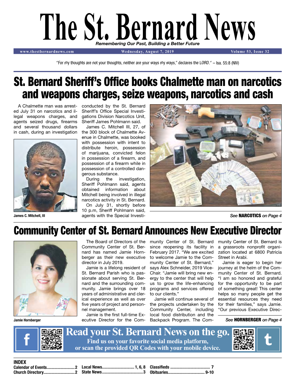 St. Bernard Sheriff's Office Books Chalmette Man on Narcotics And