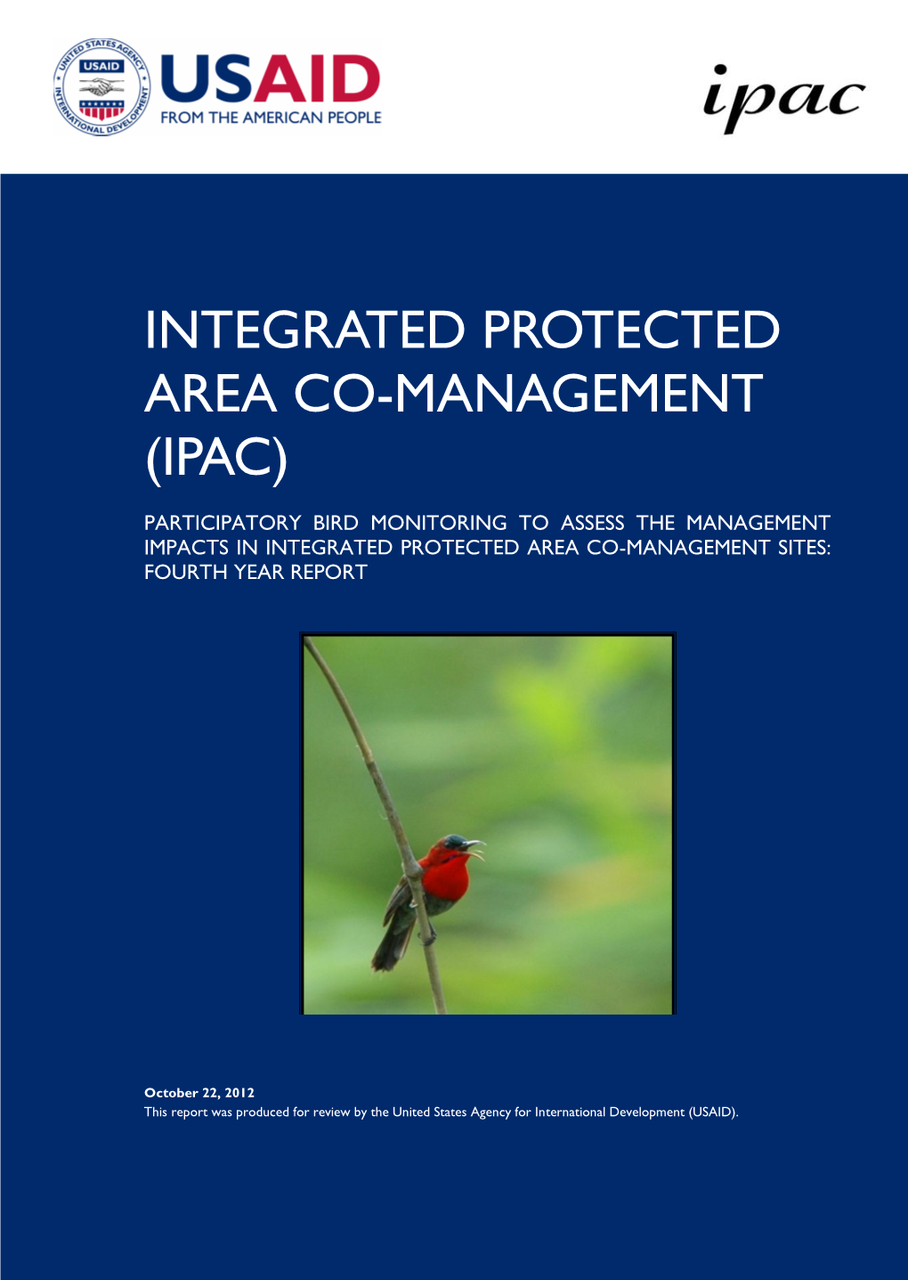 5-16 IPAC Indicator Forest Bird Monitoring Report 2012