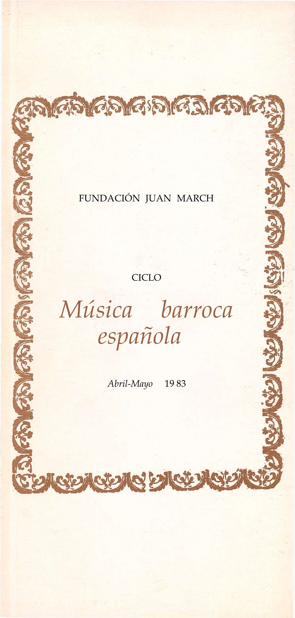 Música Barroca Española