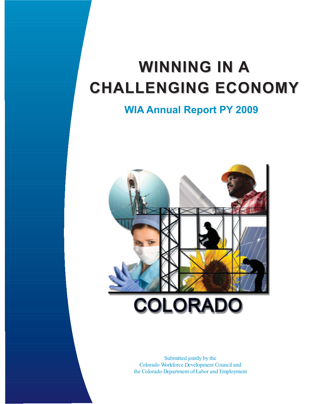 Winning in a Challenging Economy, Colorado's 10Th Annual Report on the State of the Workforce Investment Act (WIA)