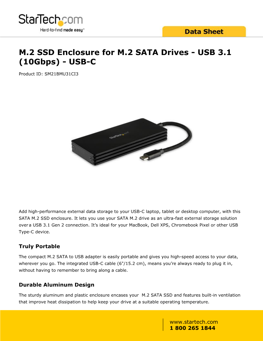USB 3.1 (10Gbps) - USB-C