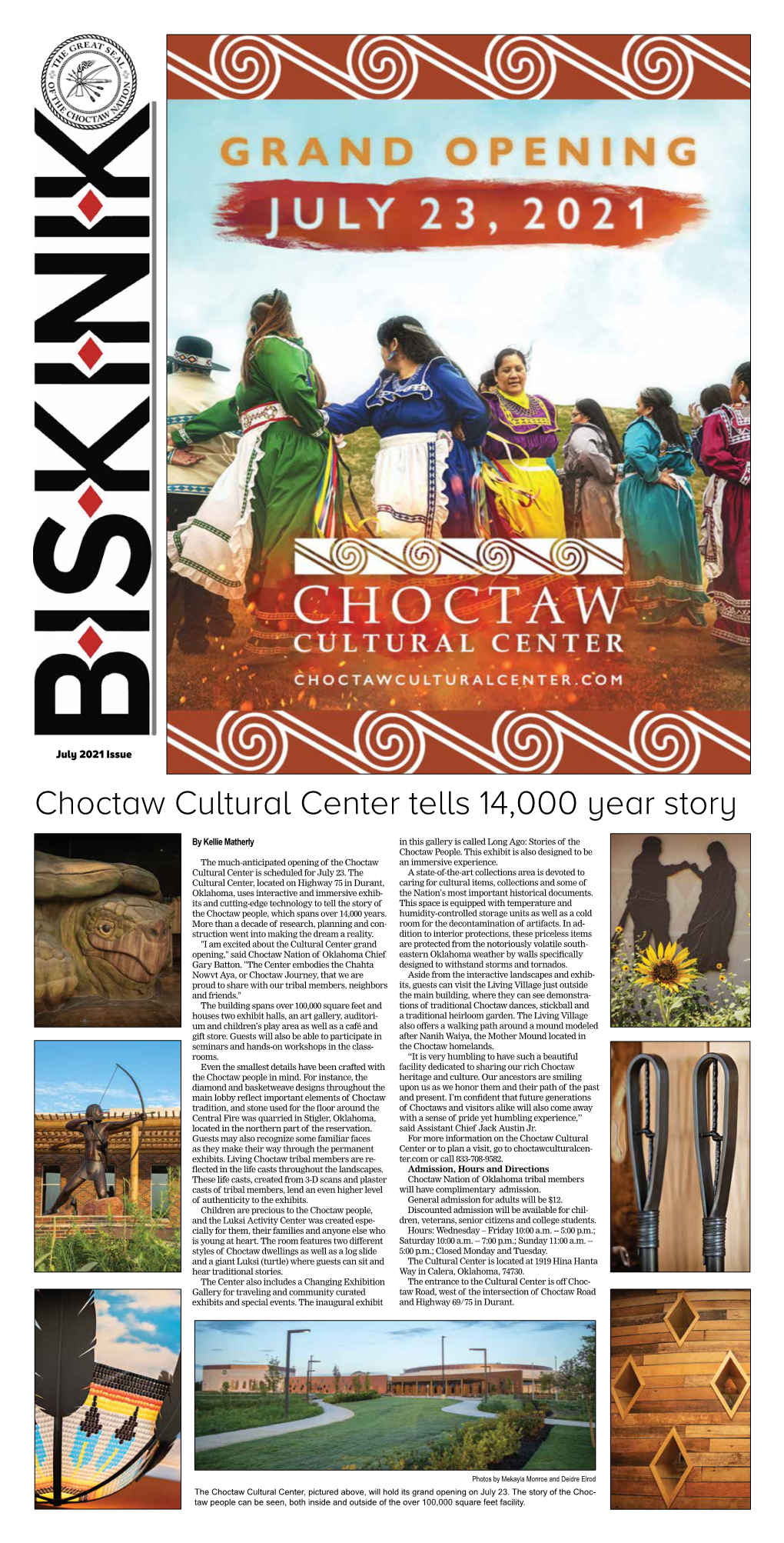 Choctaw Cultural Center Tells 14,000 Year Story