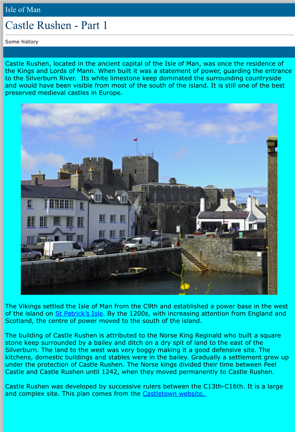 Castle Rushen - Part 1