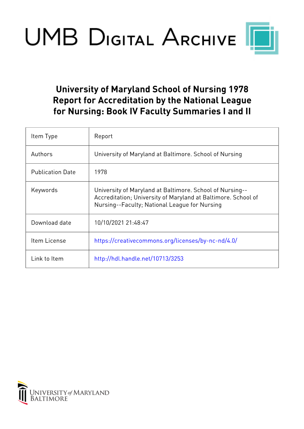 Sonaccreditationfaculty Summaries Part 1