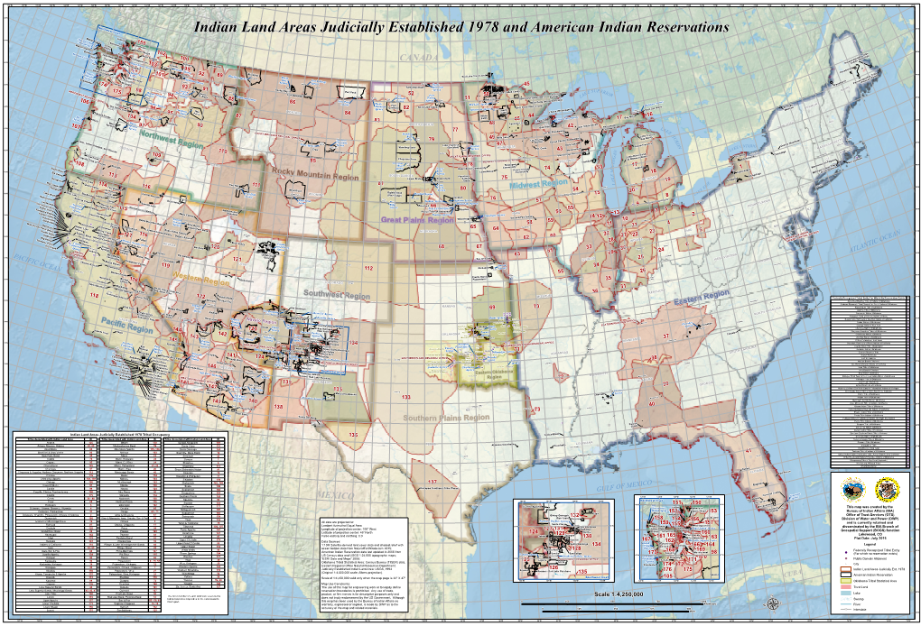 Indian Land Areas Judicially Established, 1978