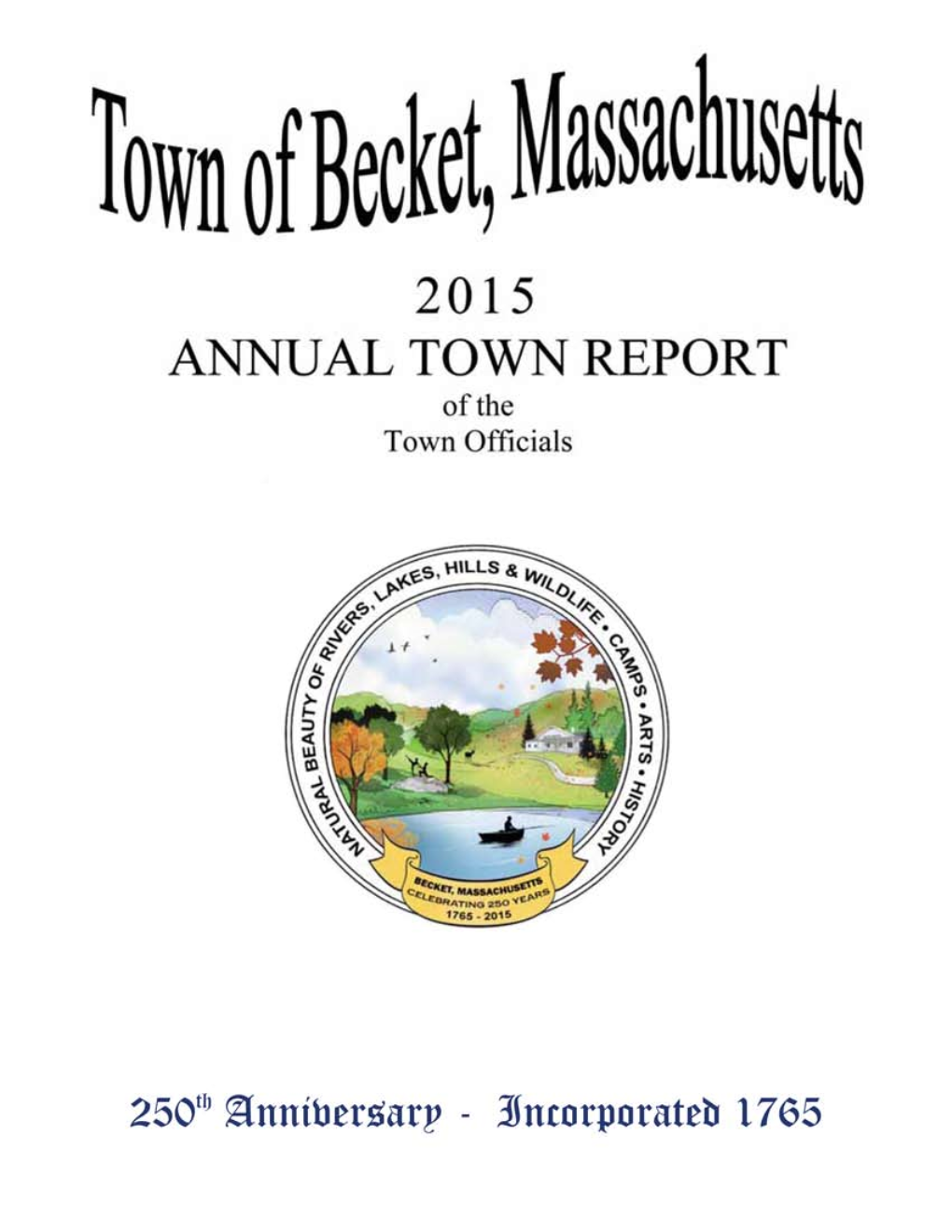 Annual Town Meeting May 9, 2015