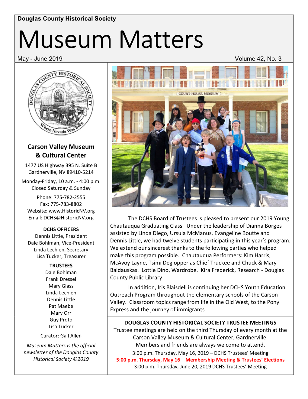 Museum Matters May 2019