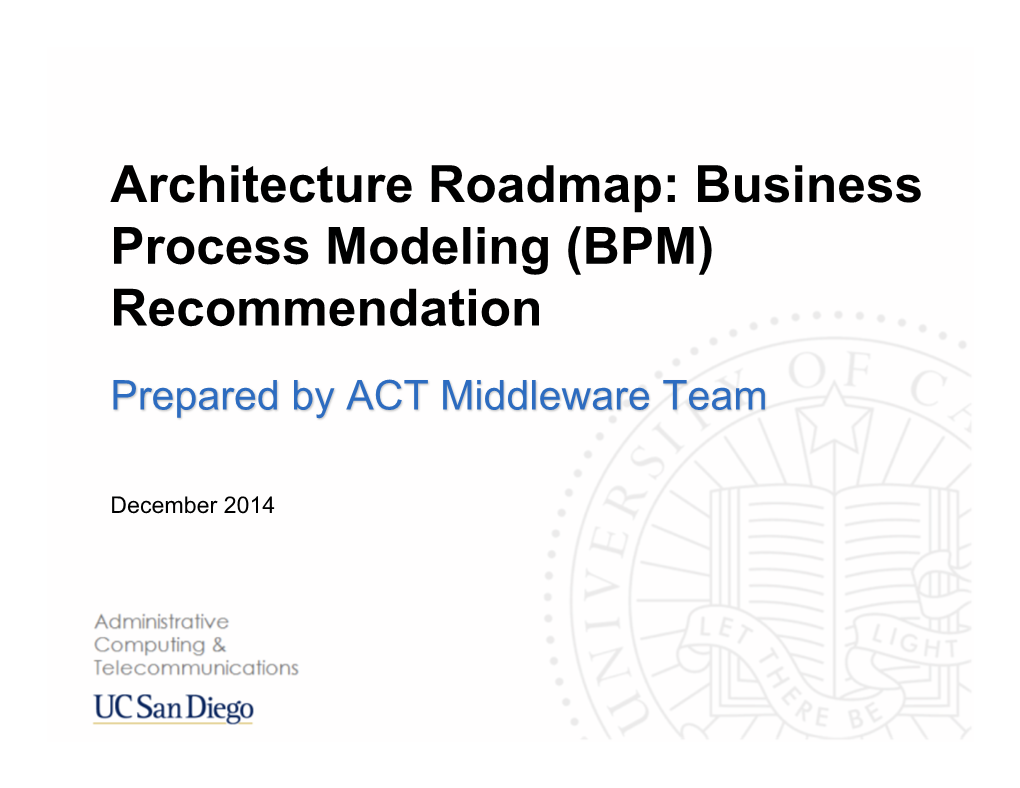 Workflow Assessment and Recommendation (.Pdf)