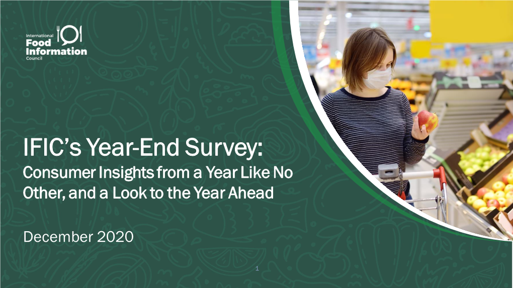 IFIC's Year-End Survey