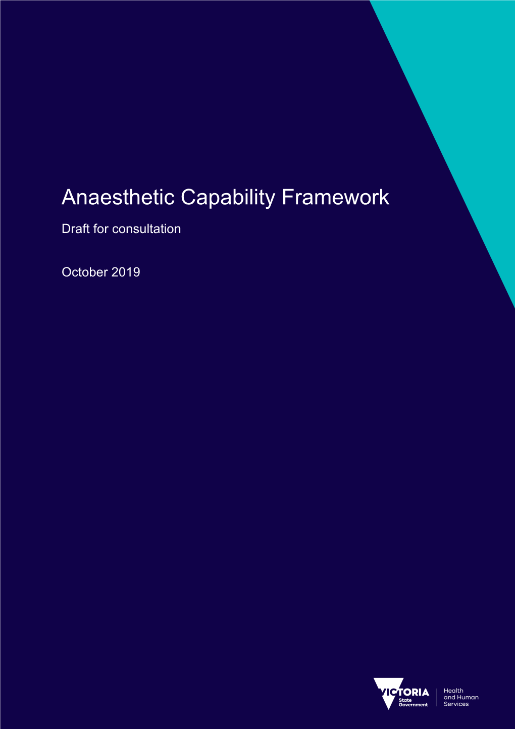 Anaesthetic Capability Framework