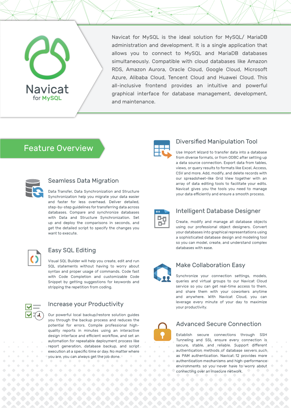 Navicat Mysql EN Outline