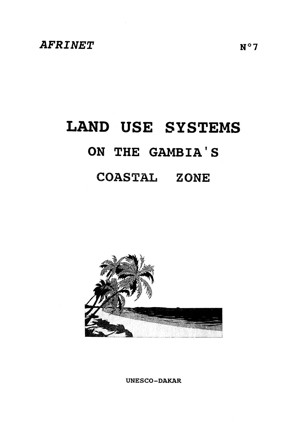 Land Use Systems on the Gambia's Coastal Zone