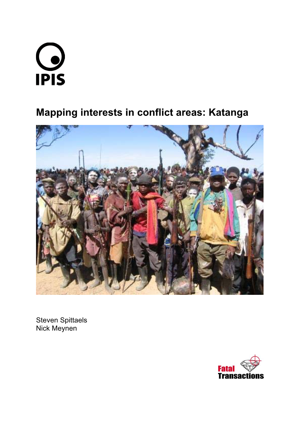 Mapping Interests in Conflict Areas: Katanga