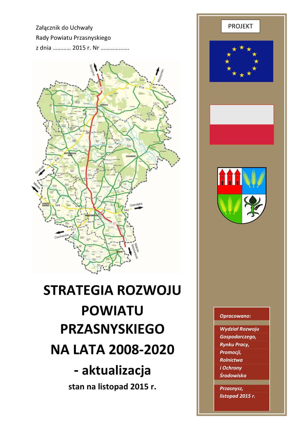 Strategia Rozwoju Powiatu Przasnyskiego Na Lata 2008-2020 – Aktualizacja