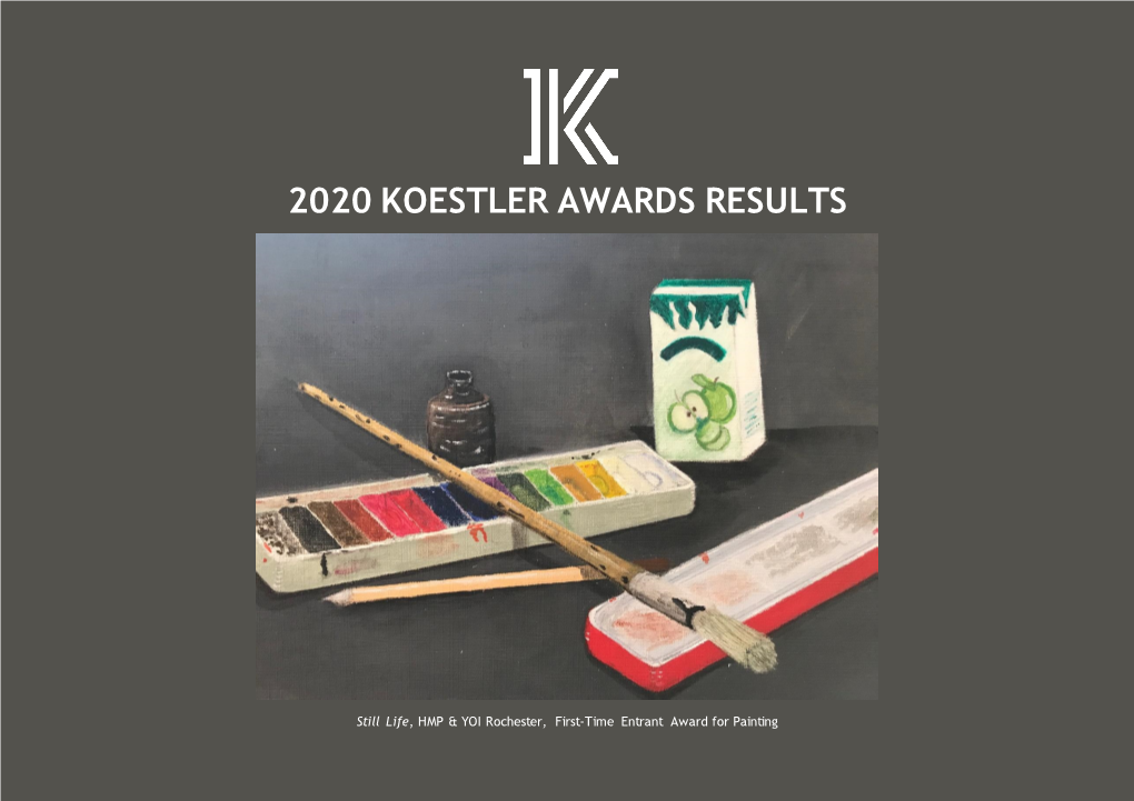 2020 Koestler Awards Results