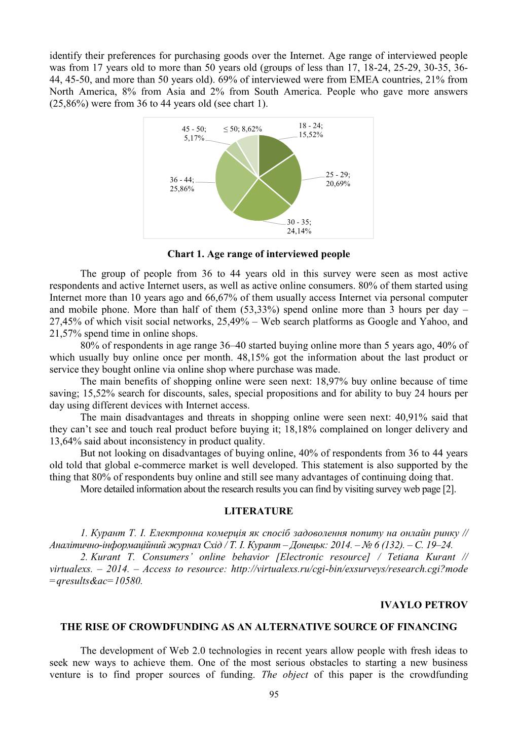 Identify Their Preferences for Purchasing Goods Over the Internet. Age