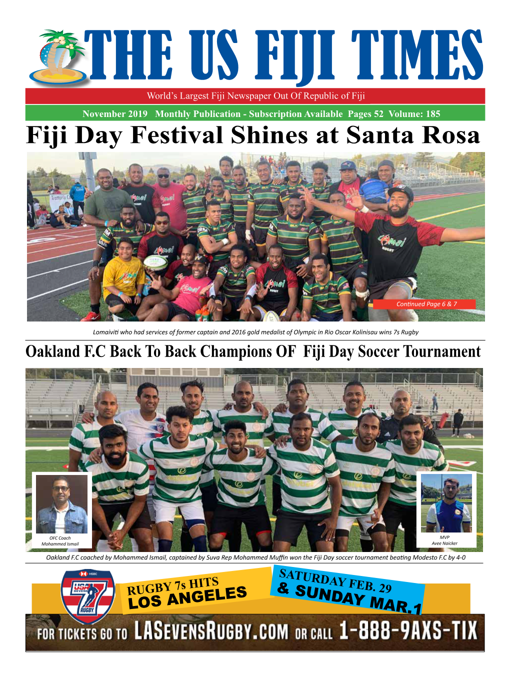 Fiji Day Festival Shines at Santa Rosa