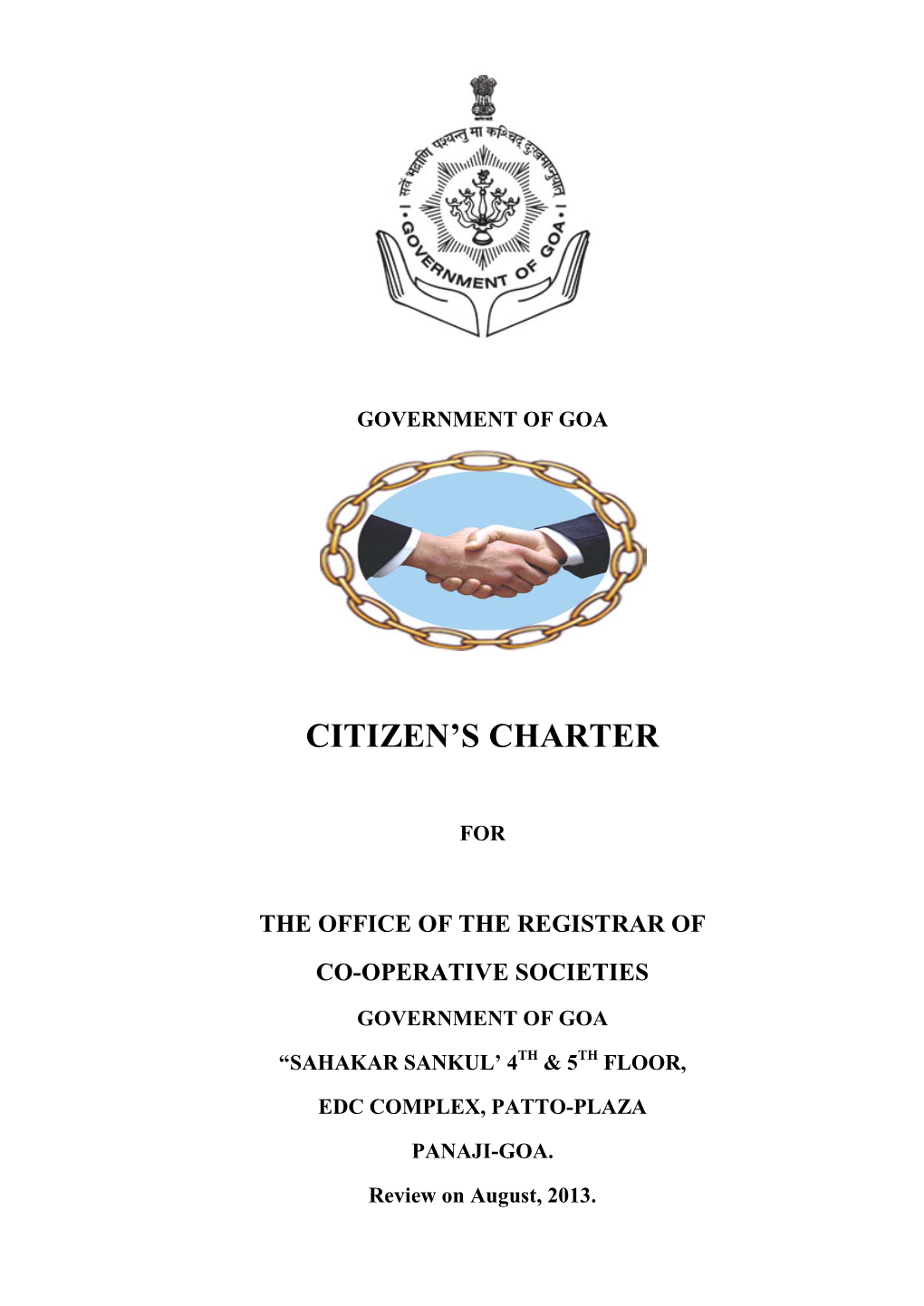 Citizen's Charter