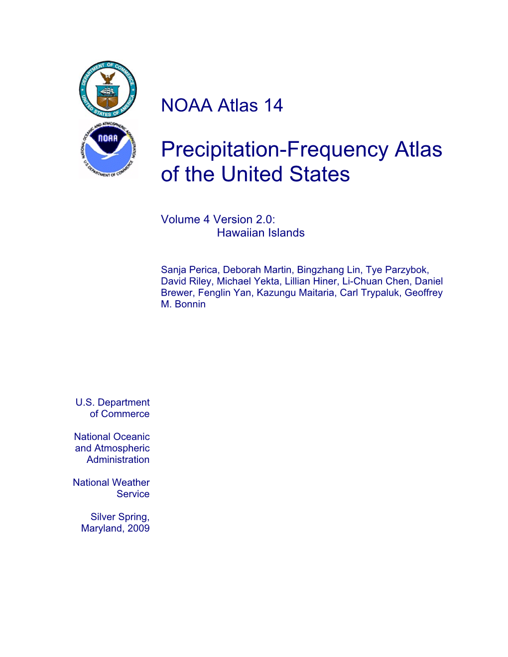 Precipitation-Frequency Atlas of the United States