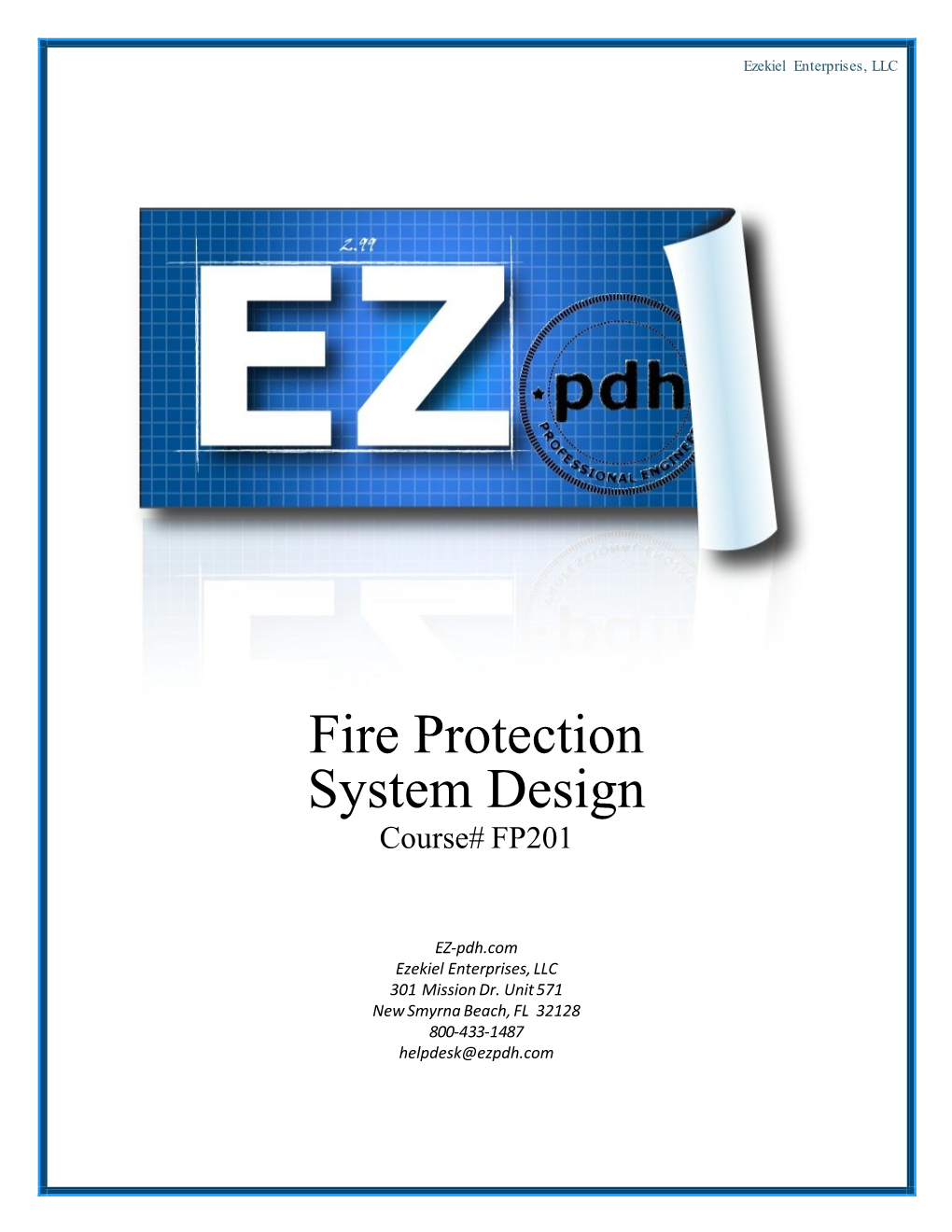 Fire Protection System Design Course# FP201