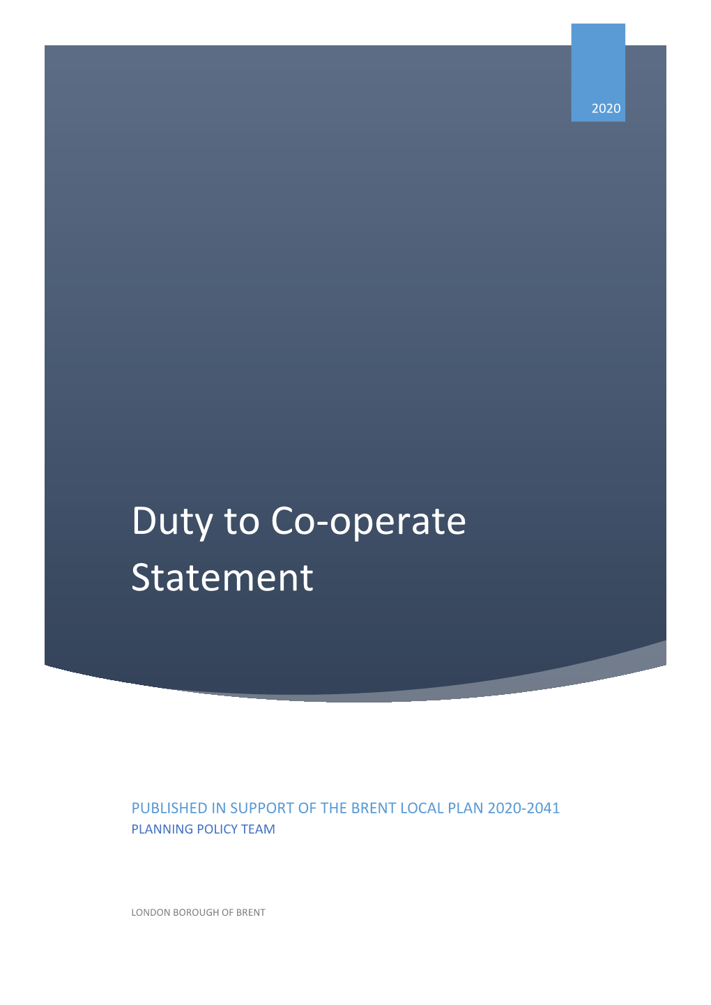 Dtc Statement (Duty to Cooperate)