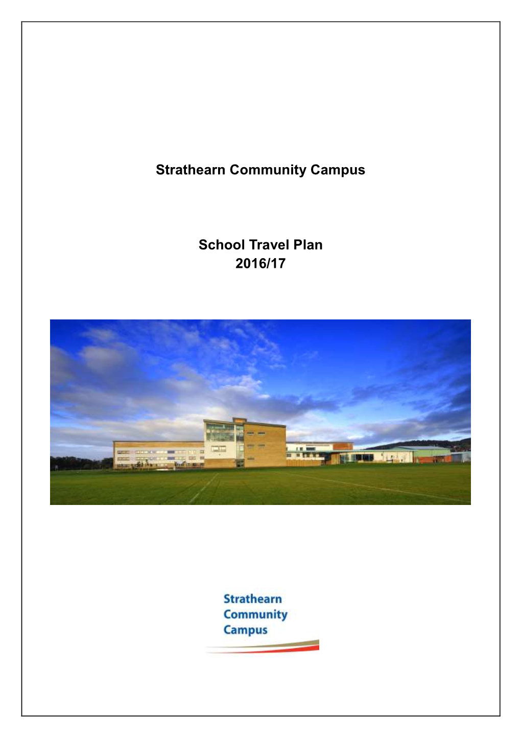 School Travel Plan 2016/17