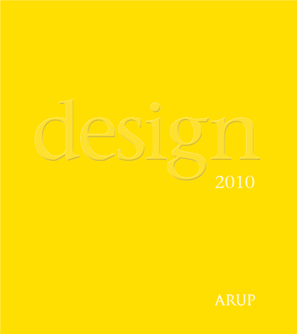 The Arup Design Yearbook 2010