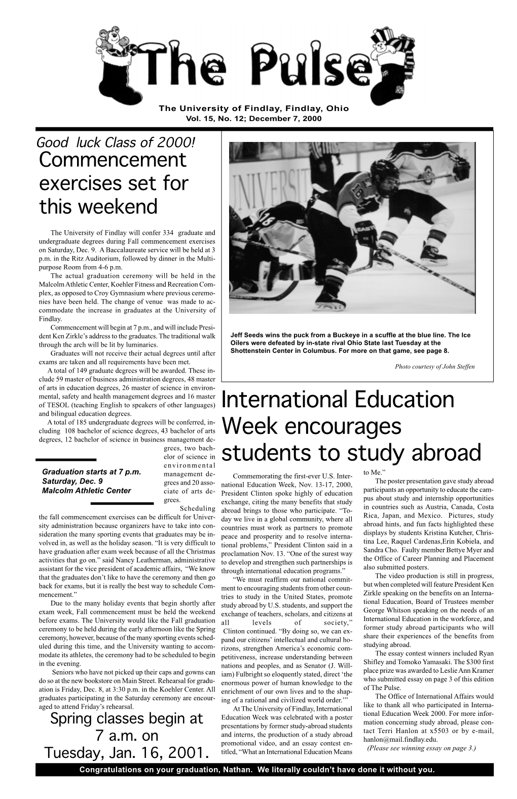 International Education Week Encourages Students to Study Abroad