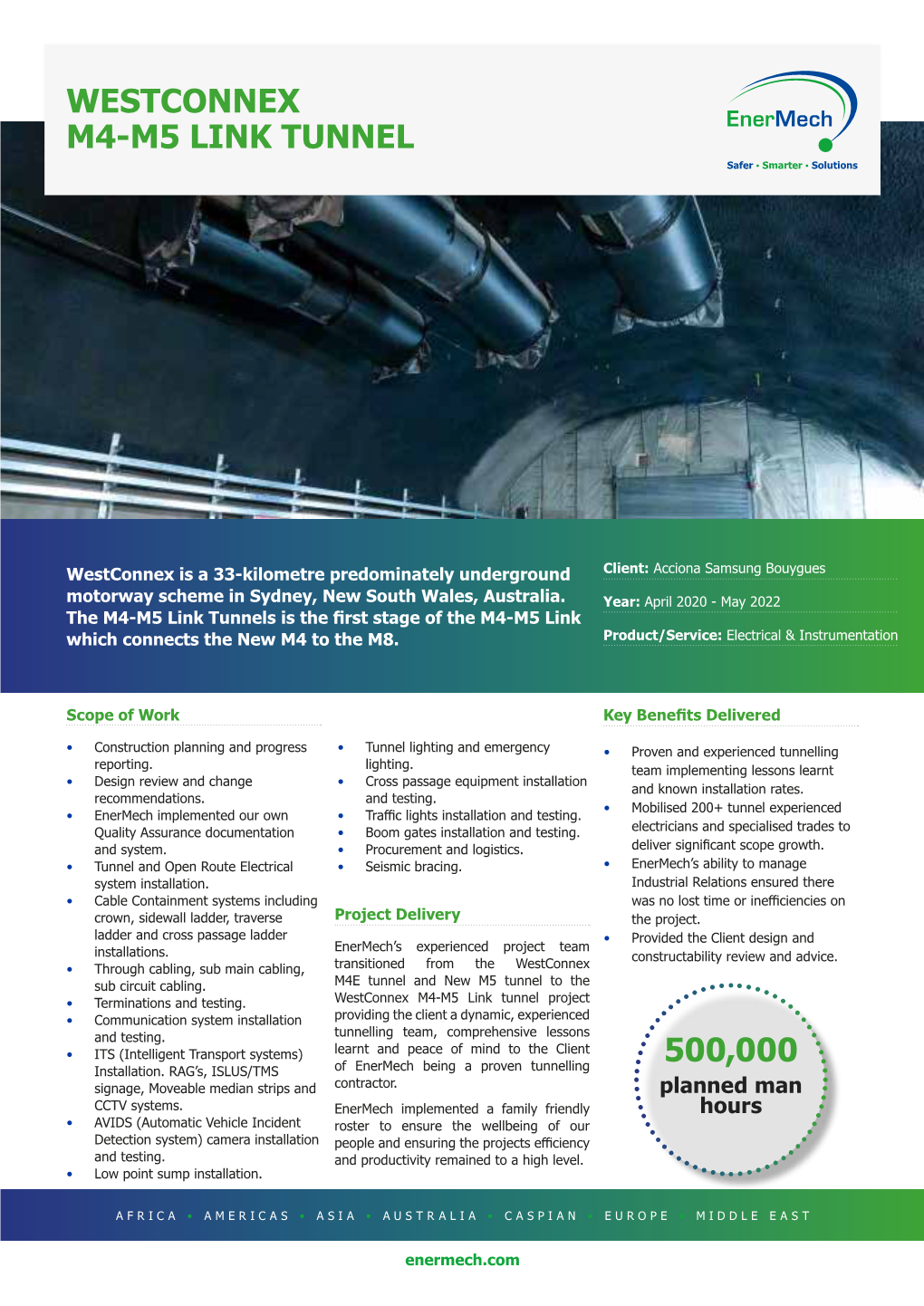 Westconnex M4-M5 Link Tunnel 500,000